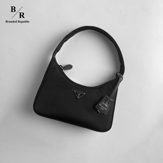 [VIP QUALITY] Tas Prada Re Nylon 2000 Black Shoulder Bag